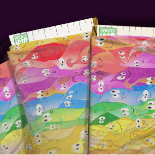 Tela Monstruos de blobs graciosos arcoíris
