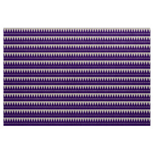 Tela Montañas aztecas - Púrpura Profundo en Blanco