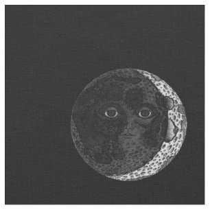 Tela Moon Face Crescent Hand Drake Tink Ilustracion