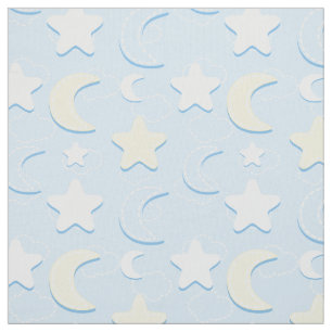 Tela Moon & Stars Pattern Fabric