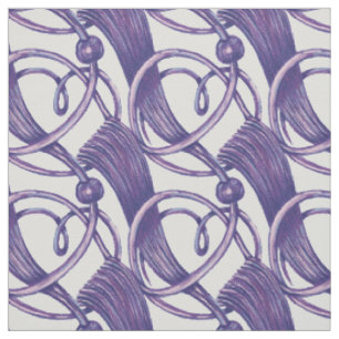 Tela Morado ornamentado.