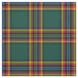 Tela Moran Tartan Forest Green Irlanda Plage