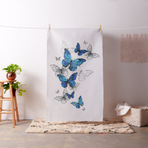Tela Morfo de las mariposas voladoras azules