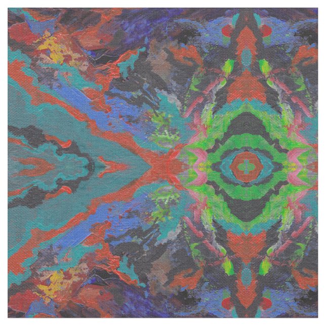 Tela Mosaico audaz (De cerca)