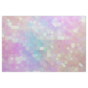 Tela mosaico brillante de tonos holo pastel: