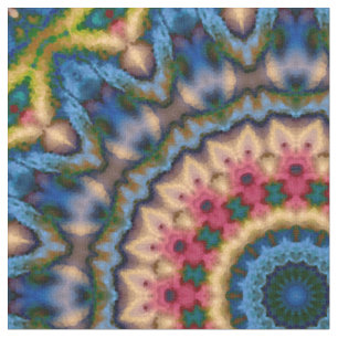 Tela Mosaico de mosaico sin soldadura caleidoscopio abs