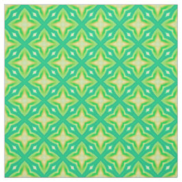 Tela Mosaico de patrón de estrella verde neón negrita