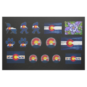 Tela Mosaico del tejido de Colorado
