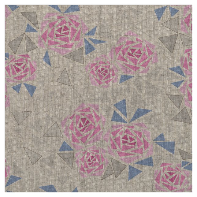 Tela Mosaico, flores (Retal)