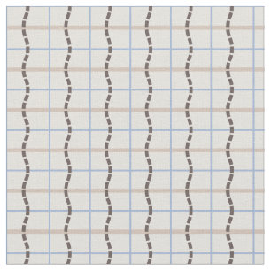 Tela mosaico geométrico calmante - taupe azul