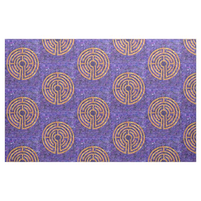 Tela Mosaico Laberinto ("Cuarto gordo" (fat quarter))