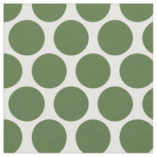 Tela Moss Green Mod Dots