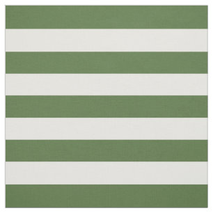 Tela Moss Green Preppy Stripes