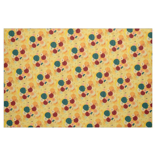Tela Mostrar botones ("Cuarto gordo" (fat quarter))