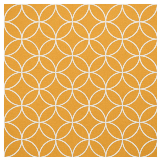 Tela Motif Shippô Orange et blanc (Retal)