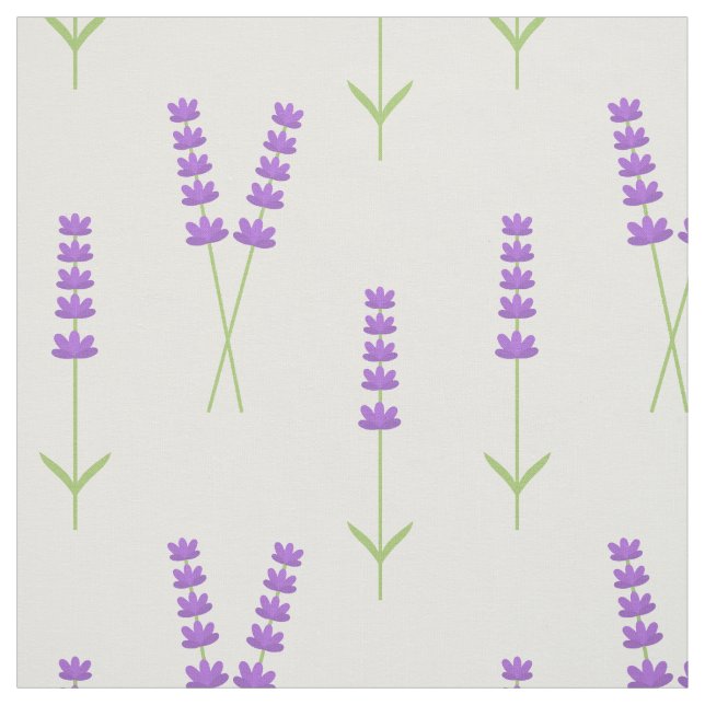 Tela Motivo morado de lavanda (Retal)