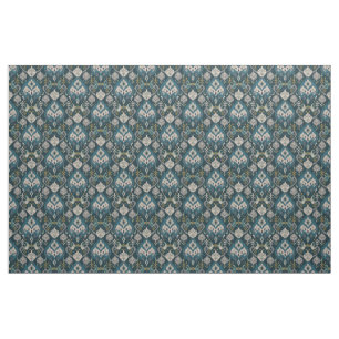 Tela Motivos africano boho estampado floral Ikat