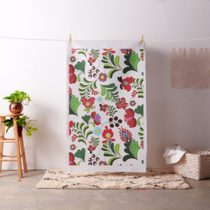 Tela Motivos Florales Húngaros