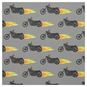 Tela Motocicletas que chocan en bicicleta masculina