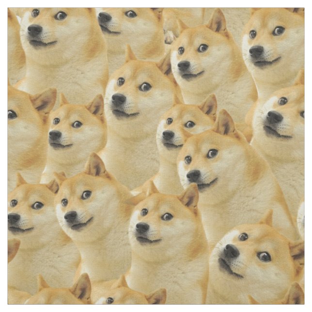 Tela Mucho Wow Doge Shiba Inu Dogecoin By the Yard (Retal)