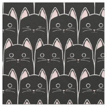 Muchos patrones de gatos negros