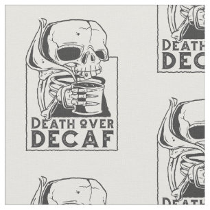 Tela muerte por decaf skeleton coffee