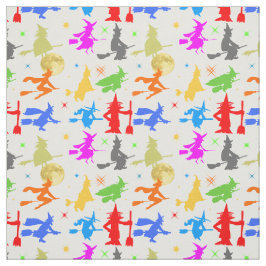 Tela Muestras Coloridas En El Vuelo. Patrón de Hallowee