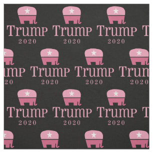 Tela Mujeres elefantes rosas para Donald Trump 2020