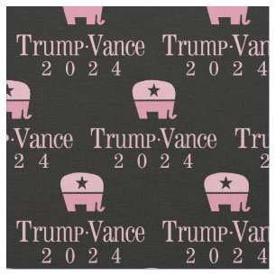Tela Mujeres elefantes rosas para Donald Trump 2024
