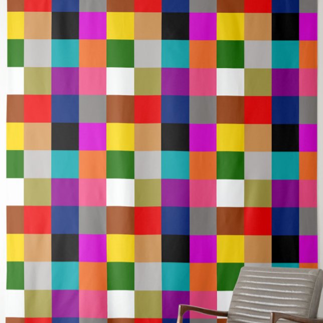 Tela Multicolored Bold Color Blocks Design  (Subido por el creador)