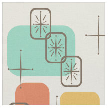 Multicolores Sputnik modernos de mediados de siglo