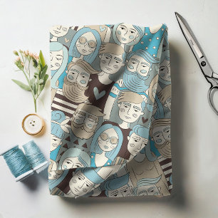 Tela Multitud en el centro de la ciudad: identificación