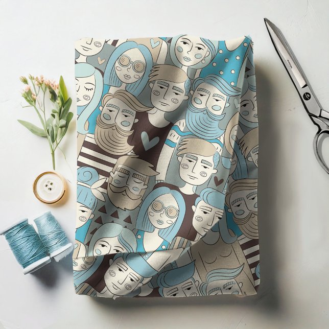 Tela Multitud en el centro de la ciudad: identificación (Subido por el creador)