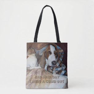 Tela Mún bolso de la preparación del perro del día d