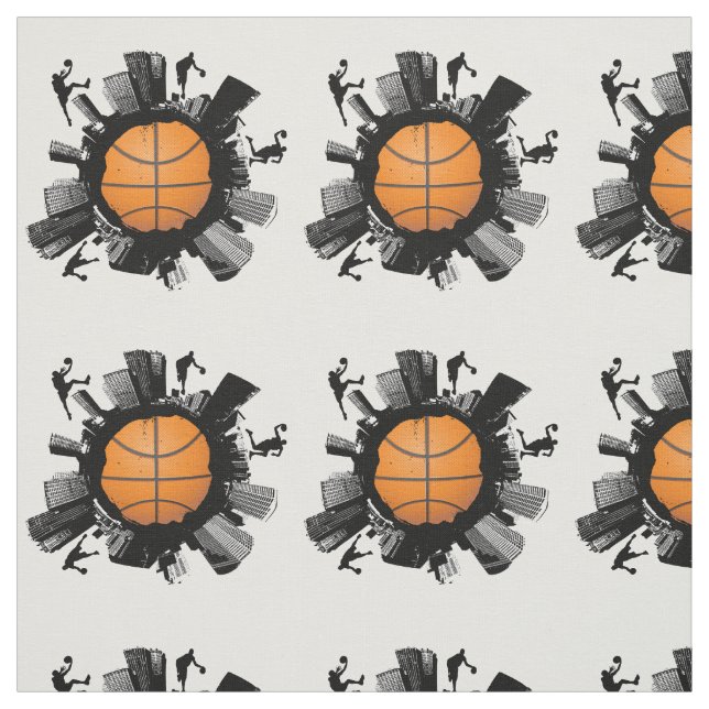 Tela Mundo fresco del baloncesto (Retal)