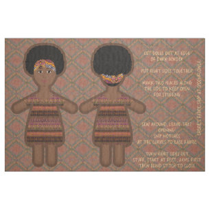 Tela Muñeca Dulce Mía de Piel Oscura Étnica