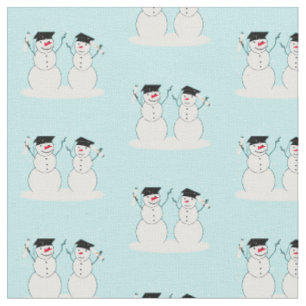 Tela Muñecos de nieve graduados