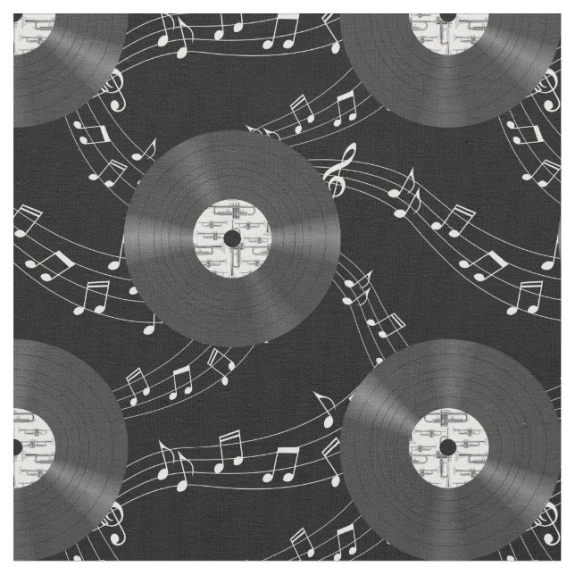 Tela Music Vinyl Records (De cerca)