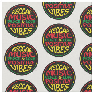 Tela Música de reggae con dichos y citas positivas