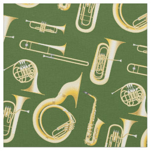Tela Músico de música de banda de instrumentos de bro