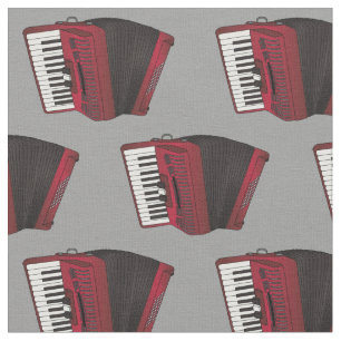 Tela Músico musical de acordeones Grey