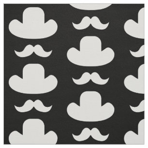Tela Mustache y gorra