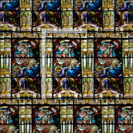 Tela Nacimiento del vitral de Jesús
