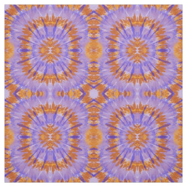 Tela Naranja abstracto y azul (Retal)
