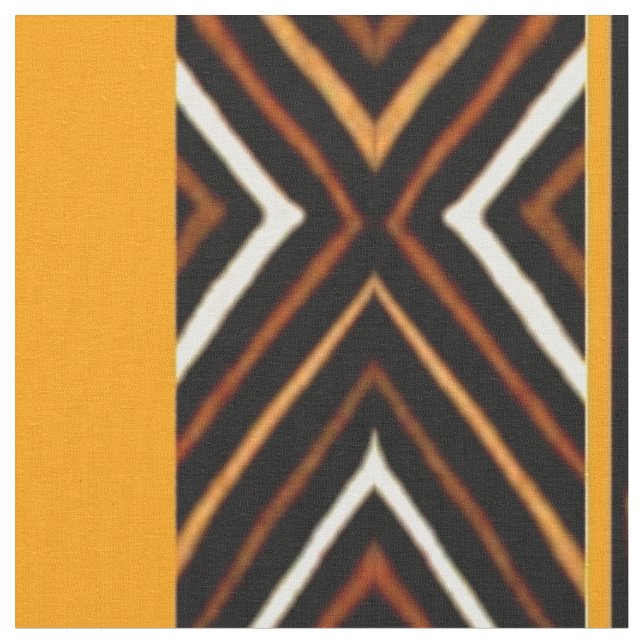 Tela Naranja africano (De cerca)