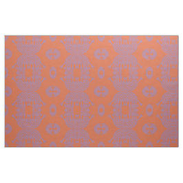 Tela Naranja Amoeba Monster Fabric