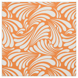 Tela Naranja Art Nouveau