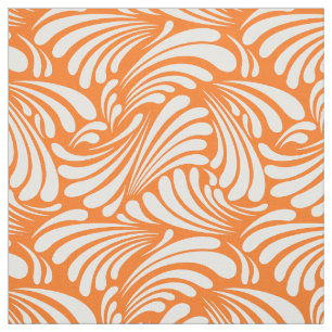 Tela Naranja Art Nouveau