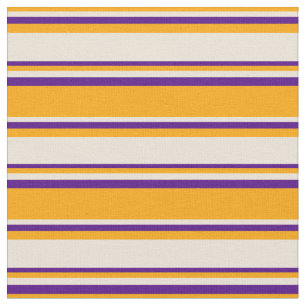 Tela Naranja, Bisque y patrón de color índigo en línea