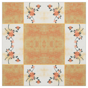 Tela Naranja Blossom